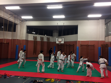 palla judo alla Lario prima di interruzione natalizia